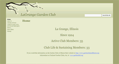 Desktop Screenshot of lagrangegardenclub.org